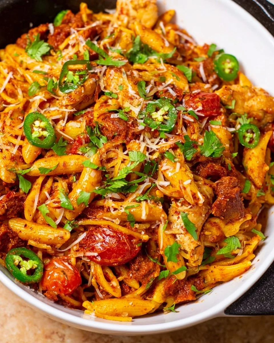 Chorizo and Chicken Pasta