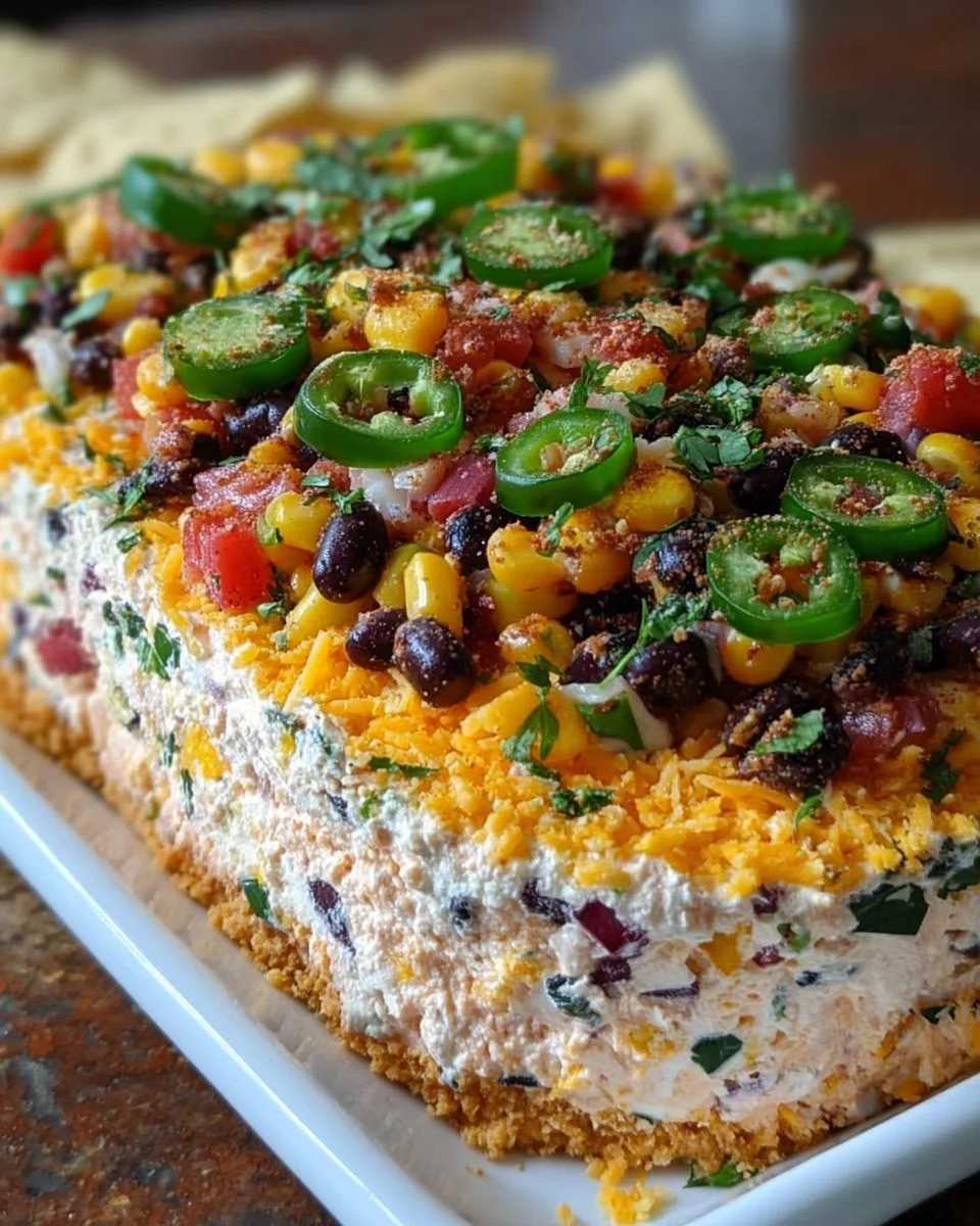 Cowboy Caviar Jalapeno Popper Cheese Log recipe