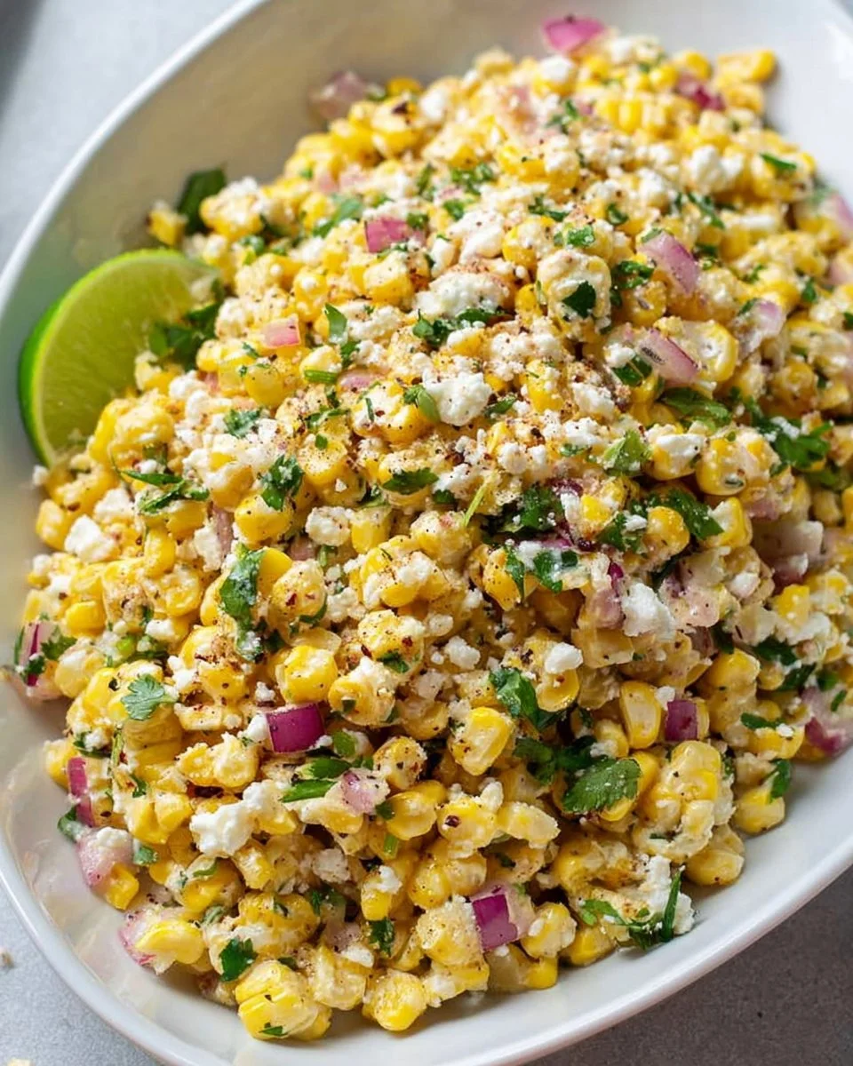 Healthy Mexican Street Corn Salad