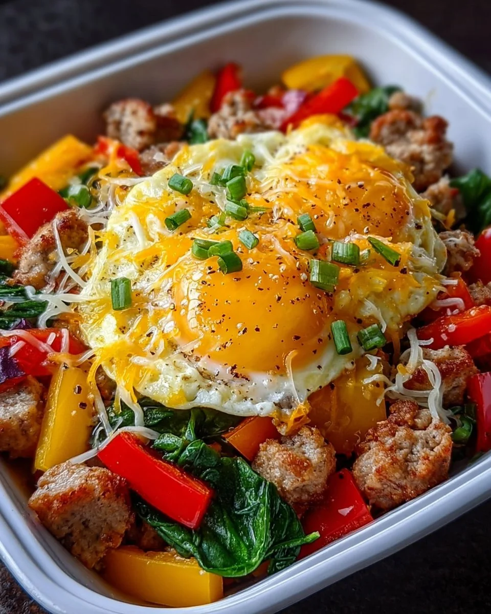 High Protein Freezer Friendly Breakfast Bowls