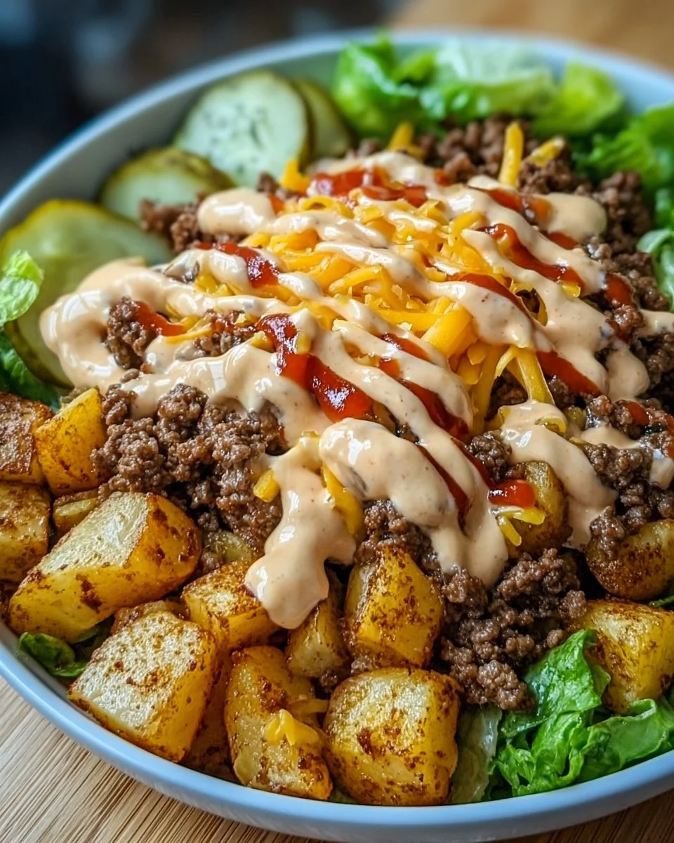 Savory Smash Burger Bowl: Your Low-Carb Comfort Meal