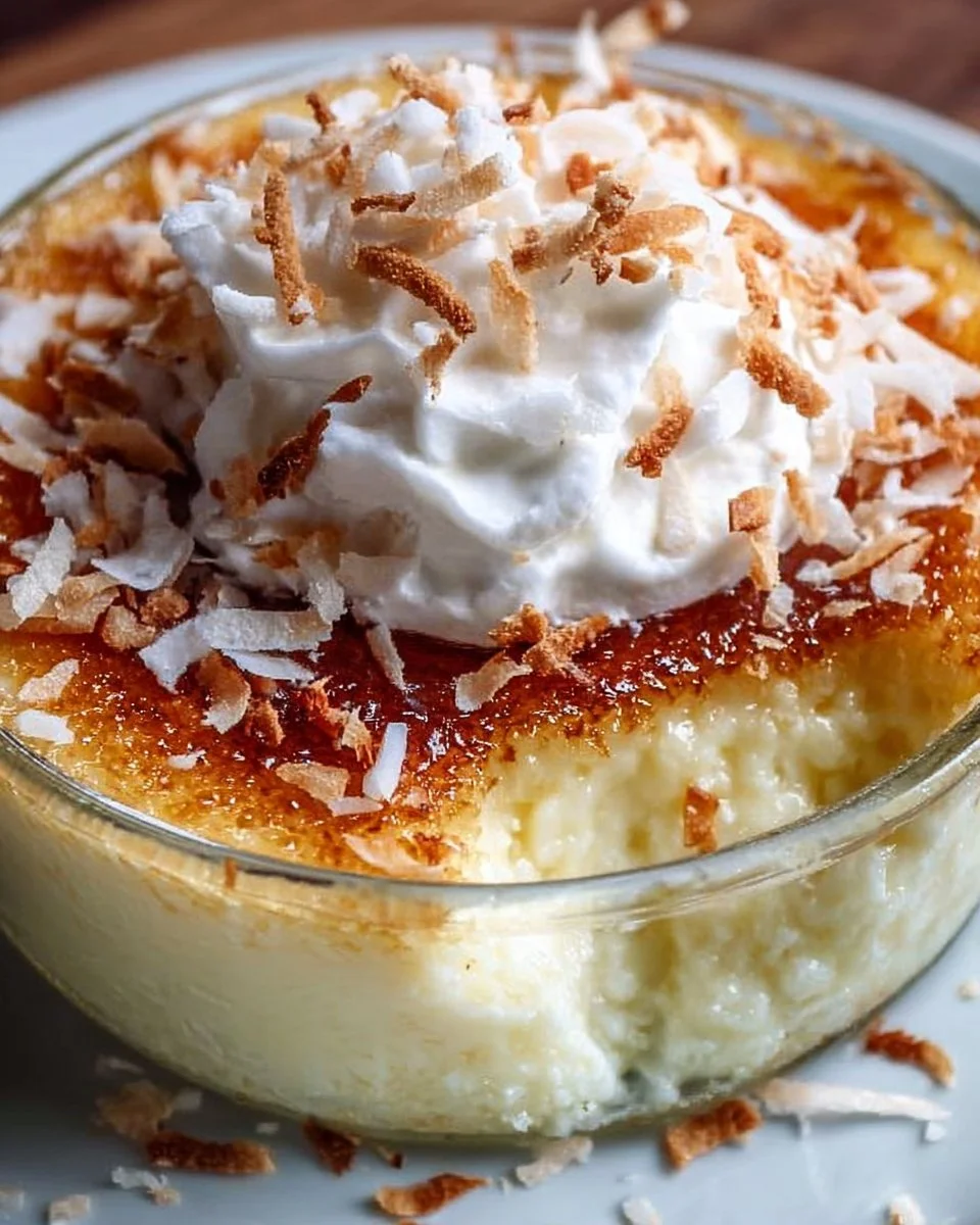 Toasted Coconut Pudding