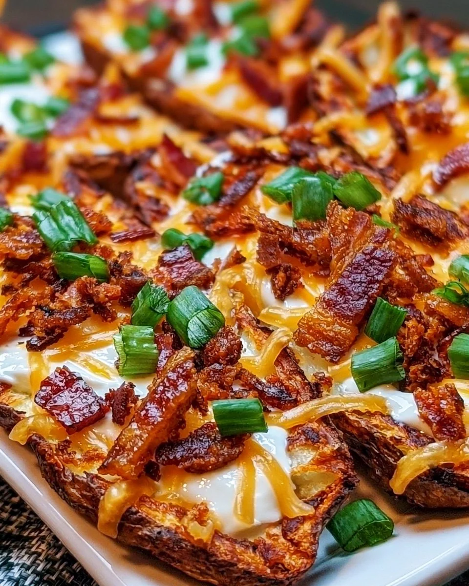 Easy Air Fryer Potato Skins