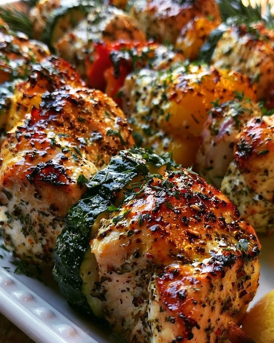 Greek Chicken Kabobs