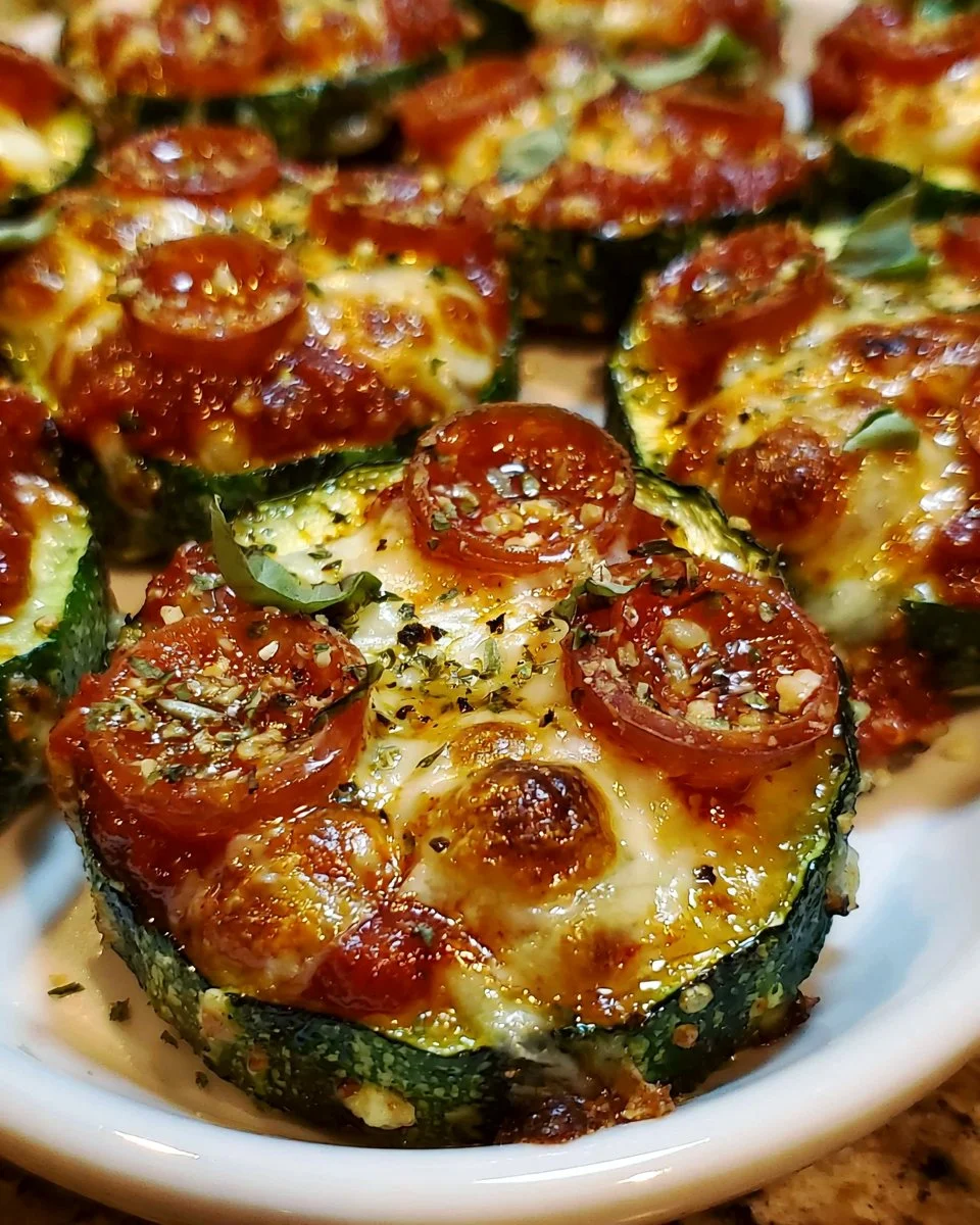 Mini Zucchini Pizza