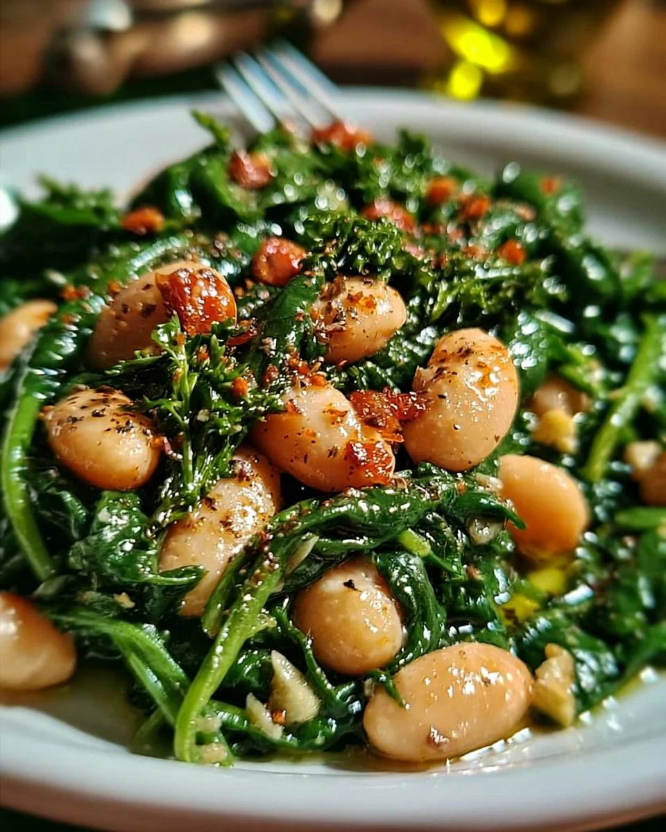 Spinach and White Beans