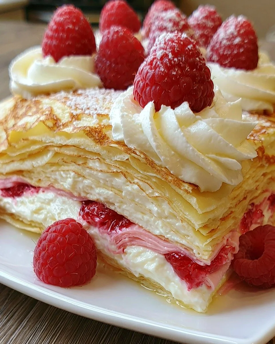 Delicious Thousand Layer Cake with multiple layers, perfect for special occasions
