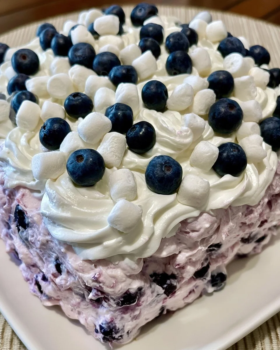 Blueberry Cheesecake Fluff Salad