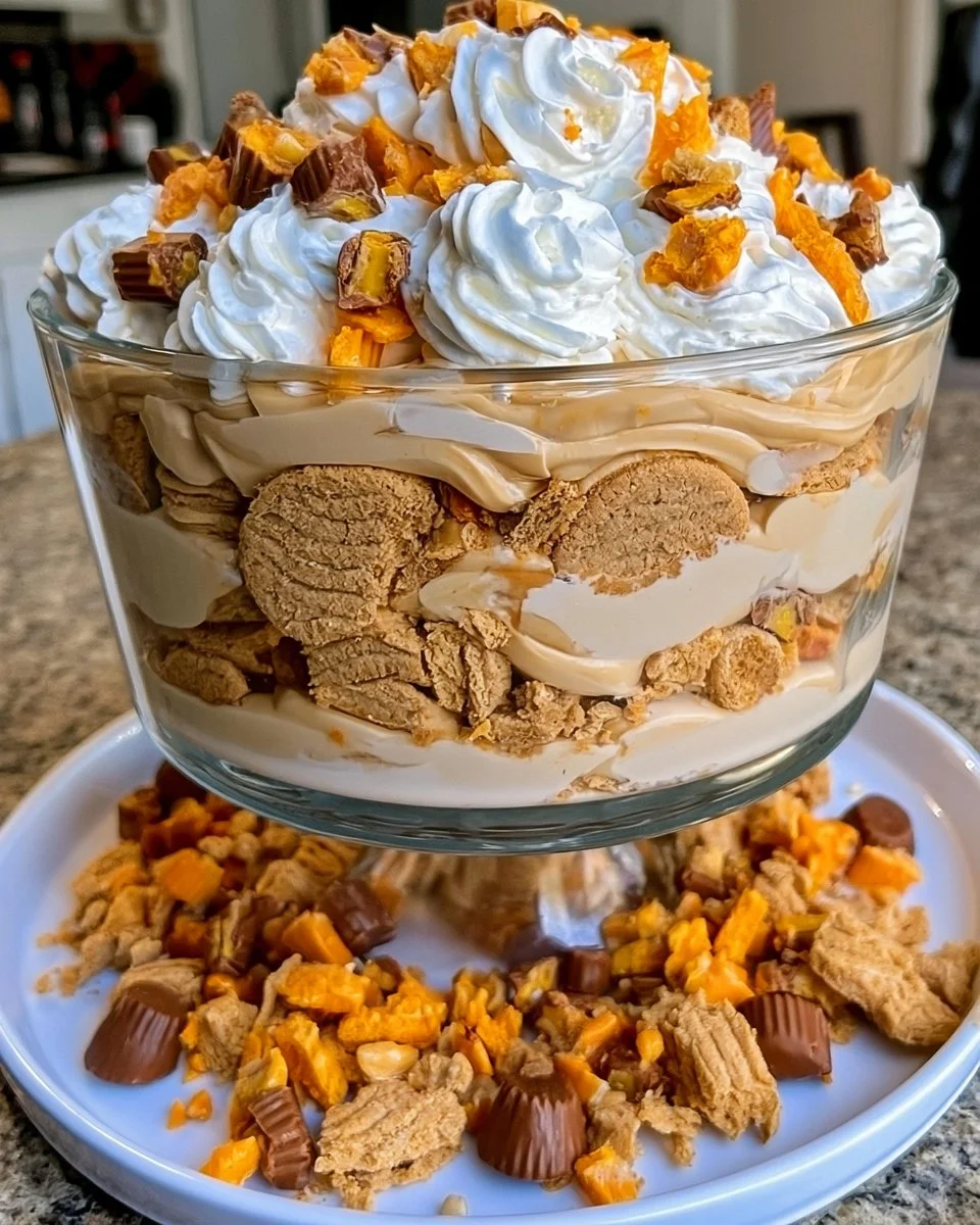 Butterfinger Peanut Butter Pudding Trifle