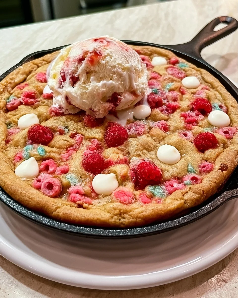 Cap’n Crunch’s Crunch Berries Skillet Cookie