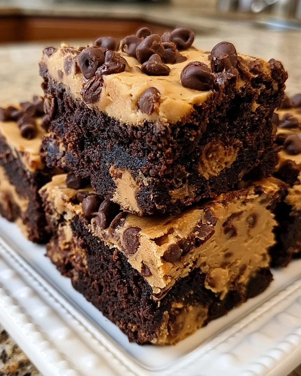 Chocolate Chip Cookie Dough Brownies