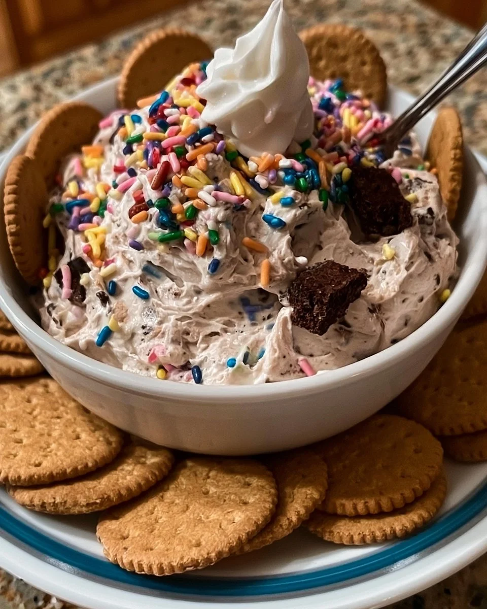 Cosmic Brownie Dessert Dip