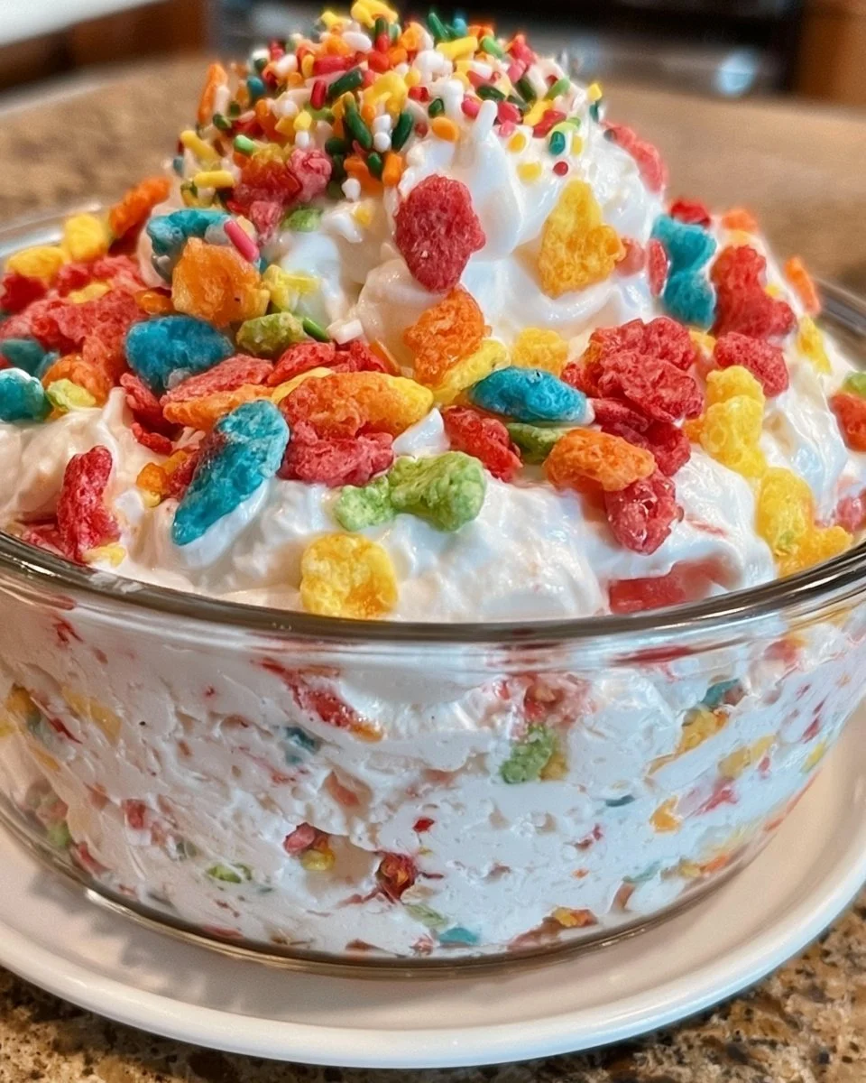 Fruity Pebbles Cheesecake Fluff