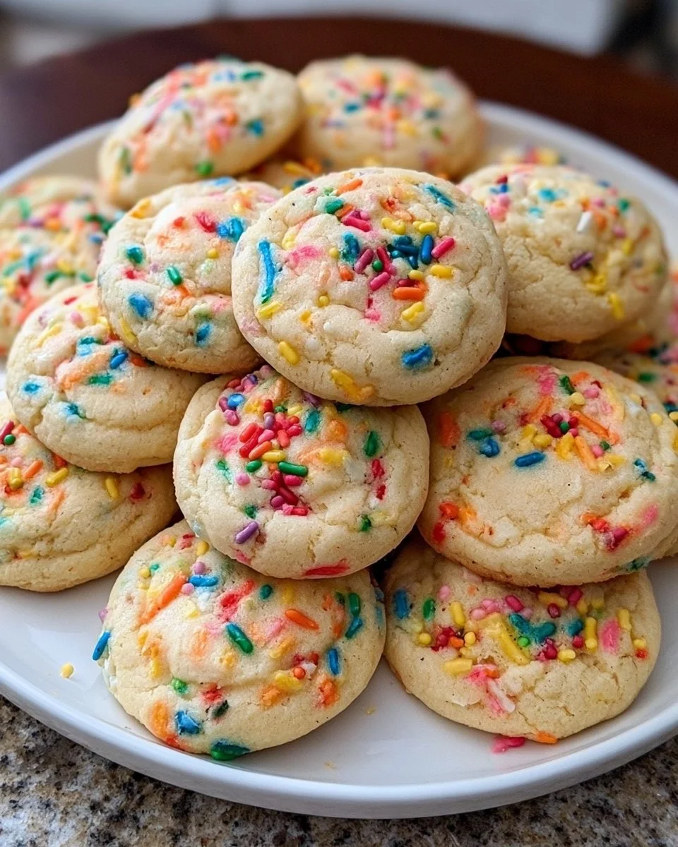 Funfetti Cake Mix Cookies