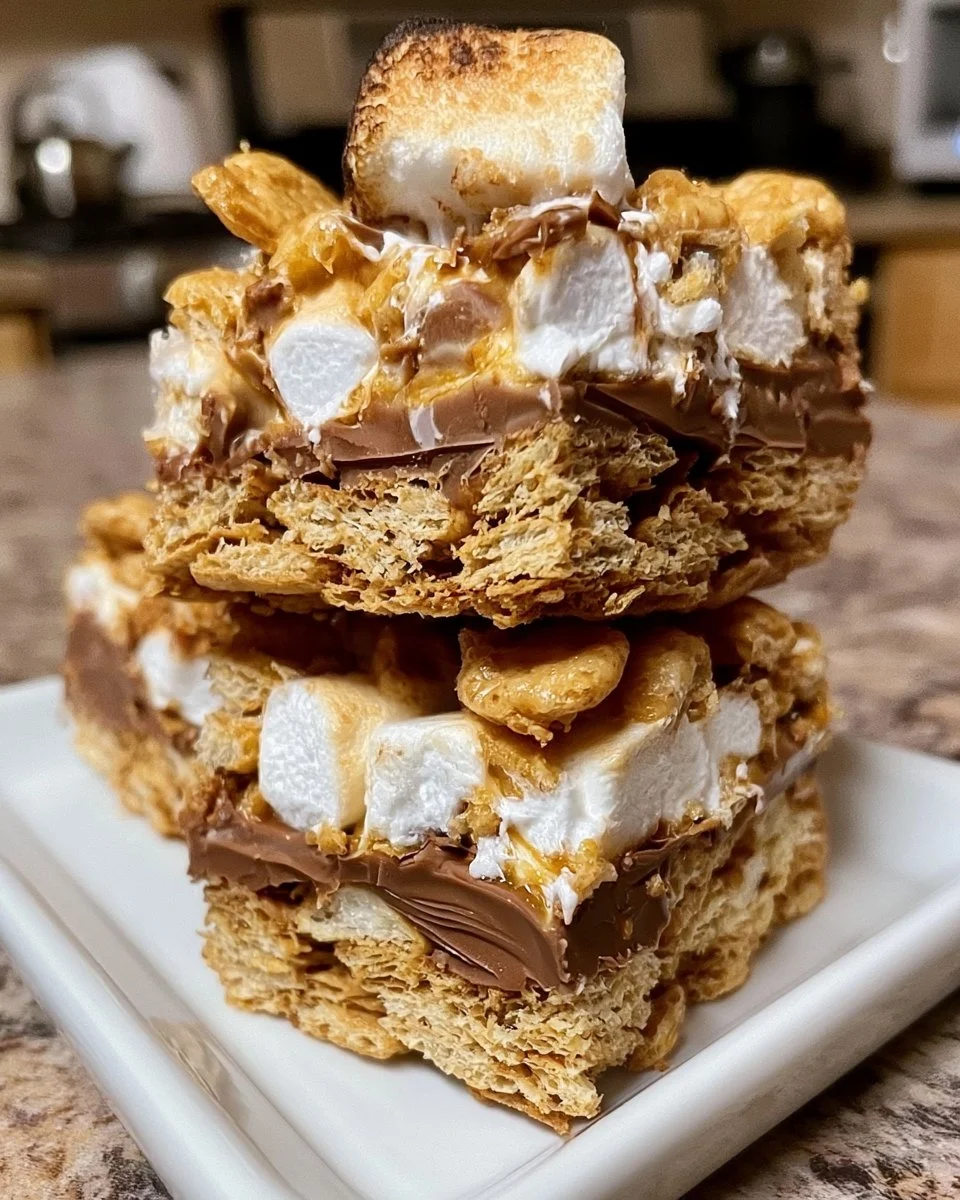 Golden Grahams S’mores Bars