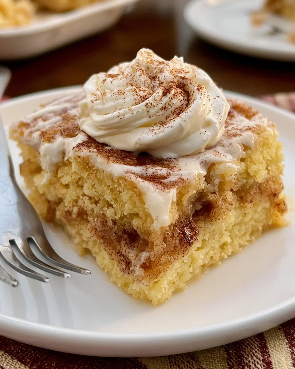 Honey Bun Dump Cake
