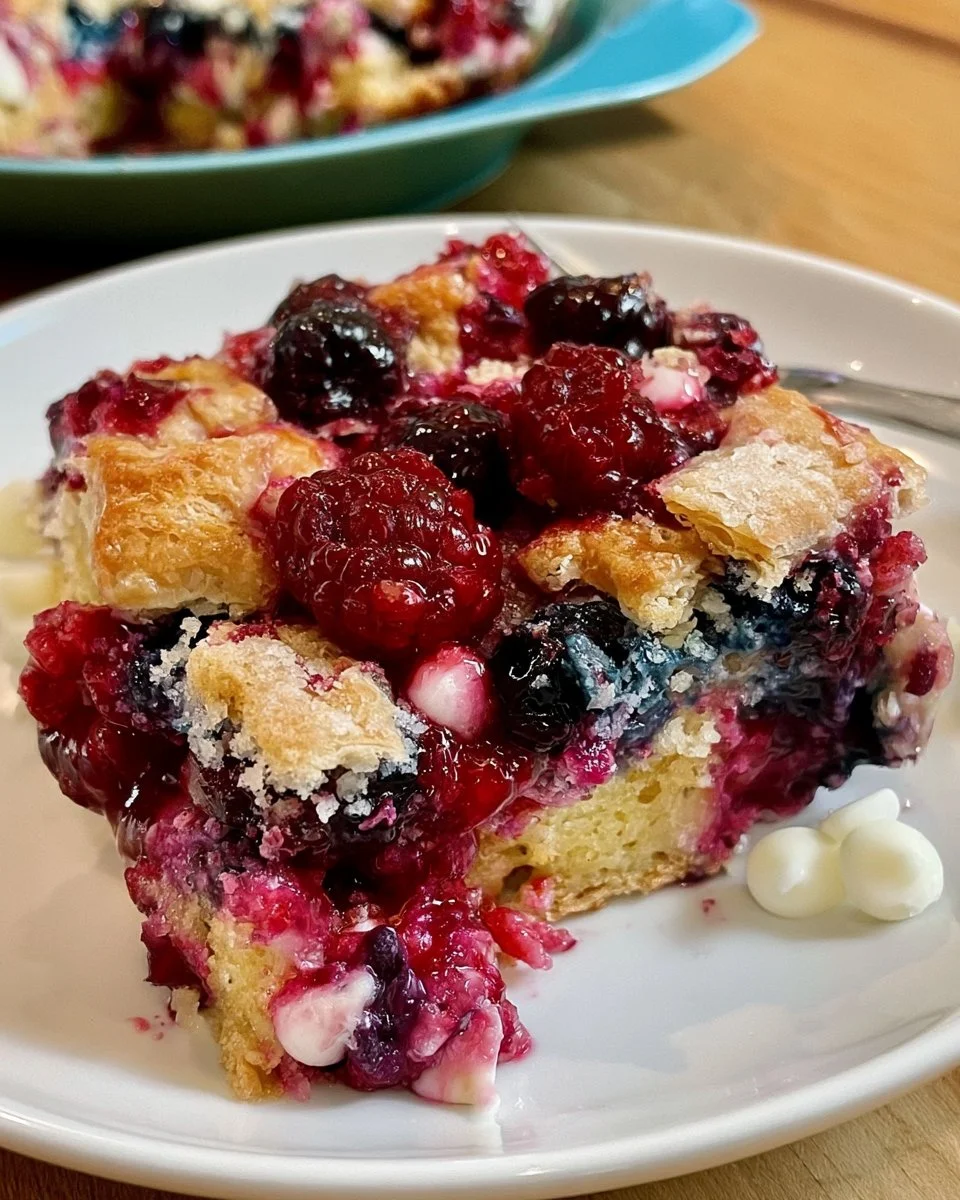 Kellogg’s Wild Berry Pop-Tarts Dump Cake