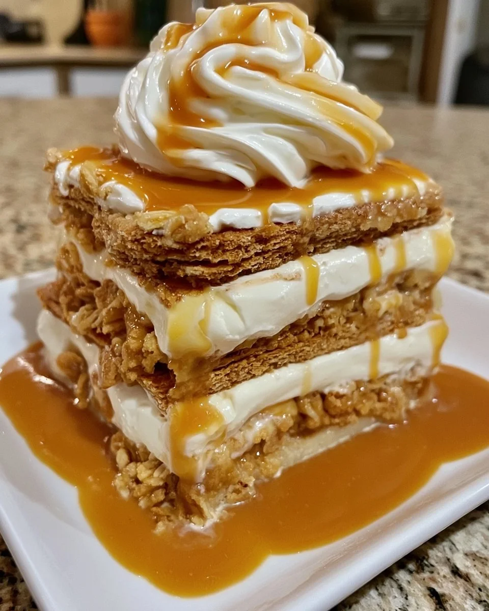 Little Debbie Oatmeal Creme Pie Icebox Cake