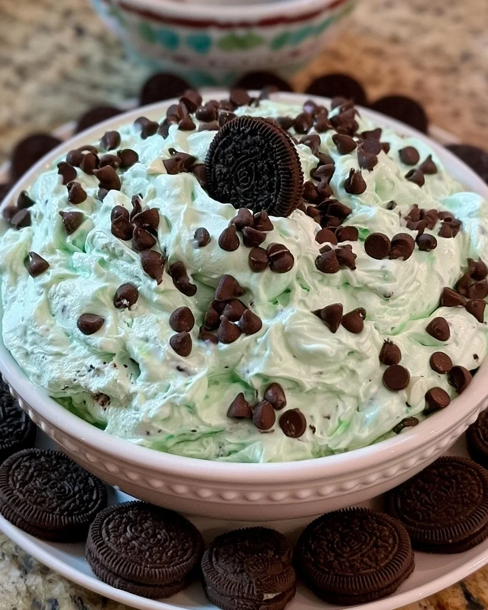 Mint Chocolate Chip Dessert Dip
