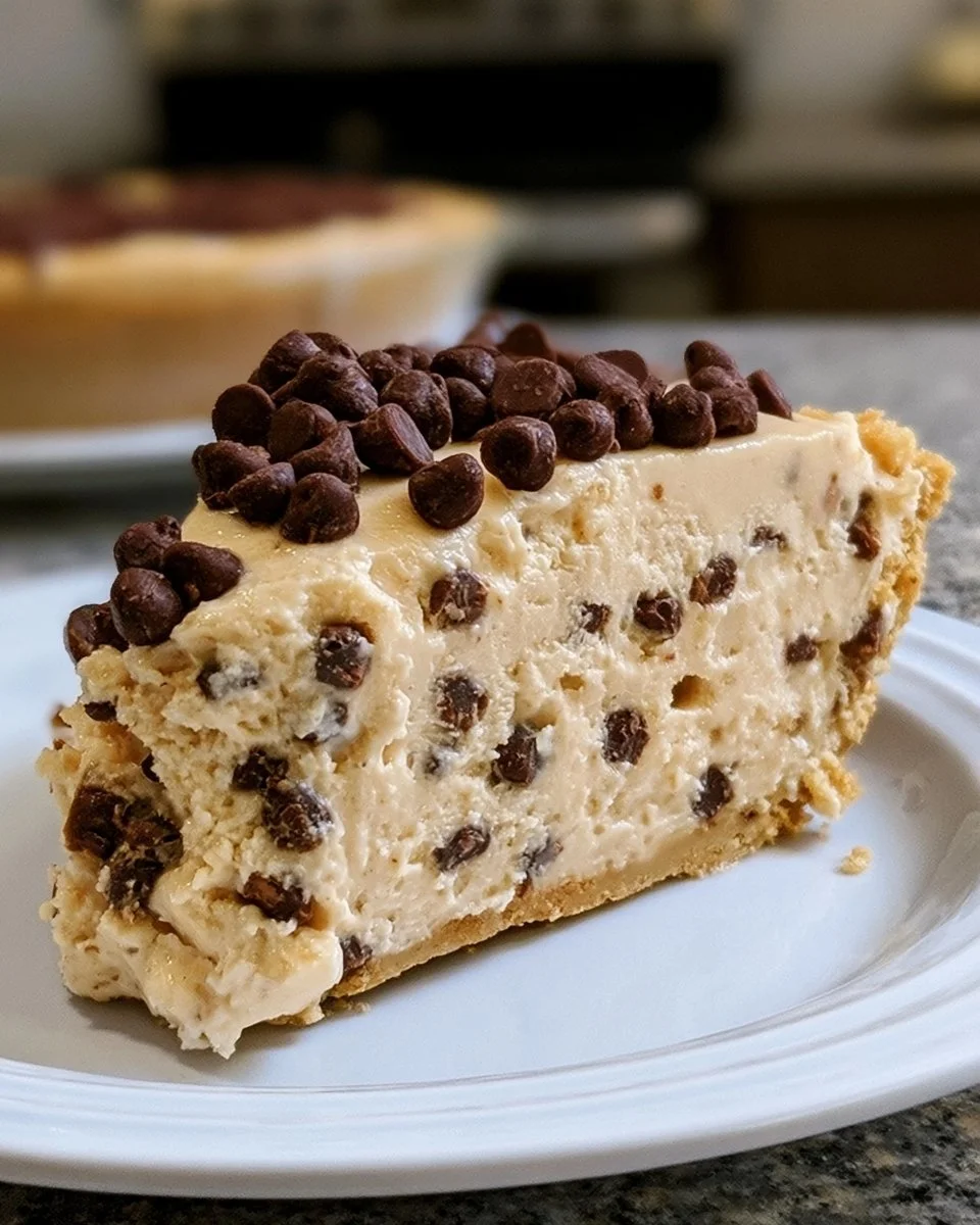 No-Bake Cookie Dough Pie