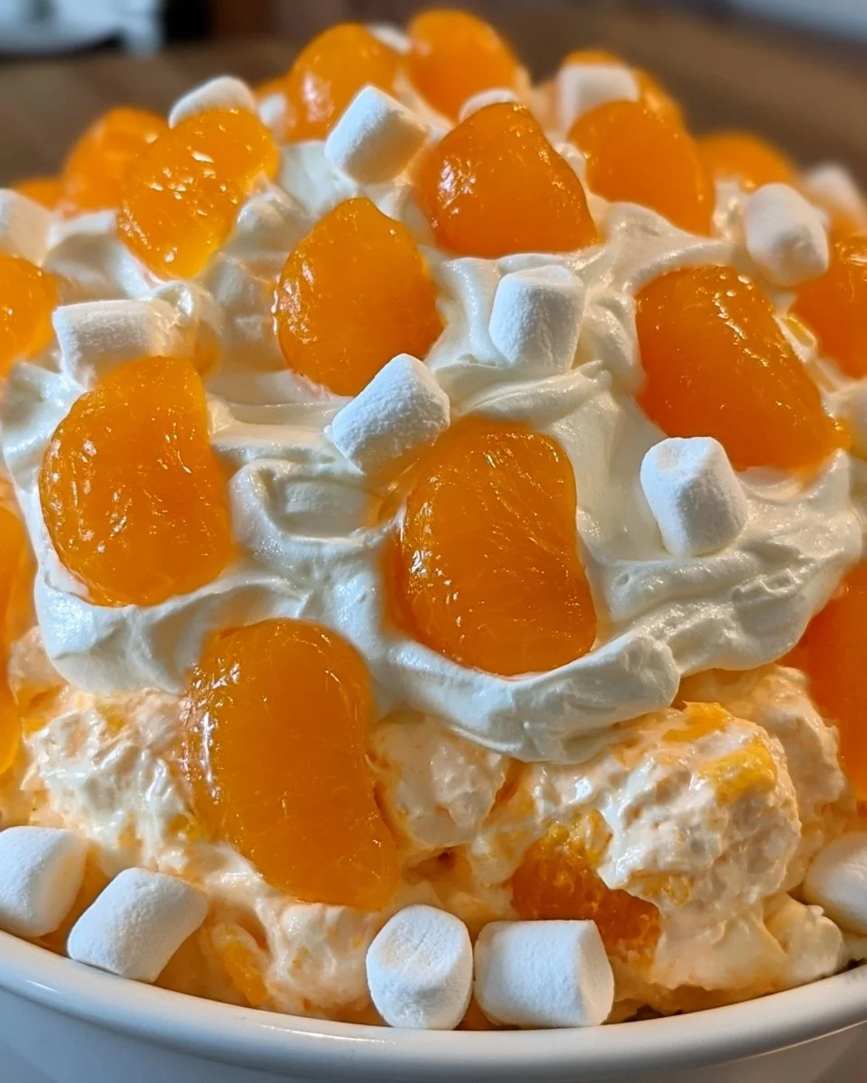 Orange Creamsicle Fluff Salad