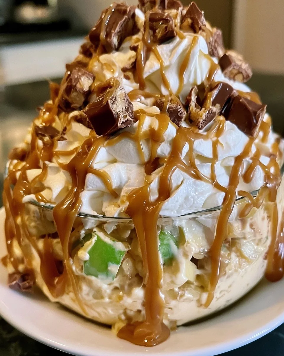 Snickers Caramel Apple Salad