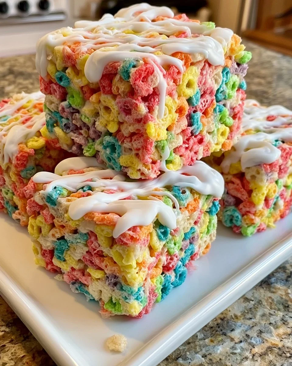 Trix Cereal Rainbow Crispy Treats