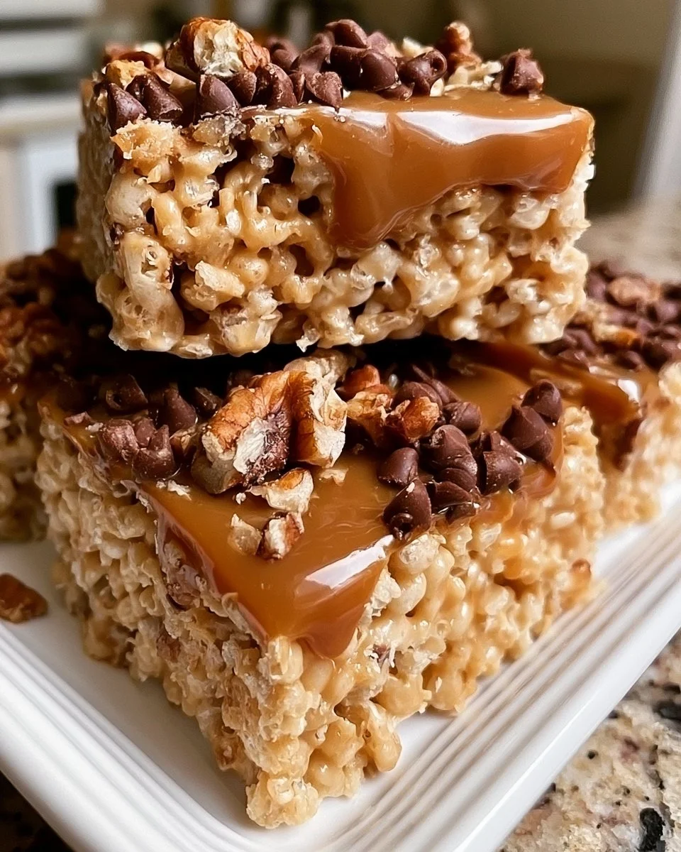 Turtle Rice Krispie Treats